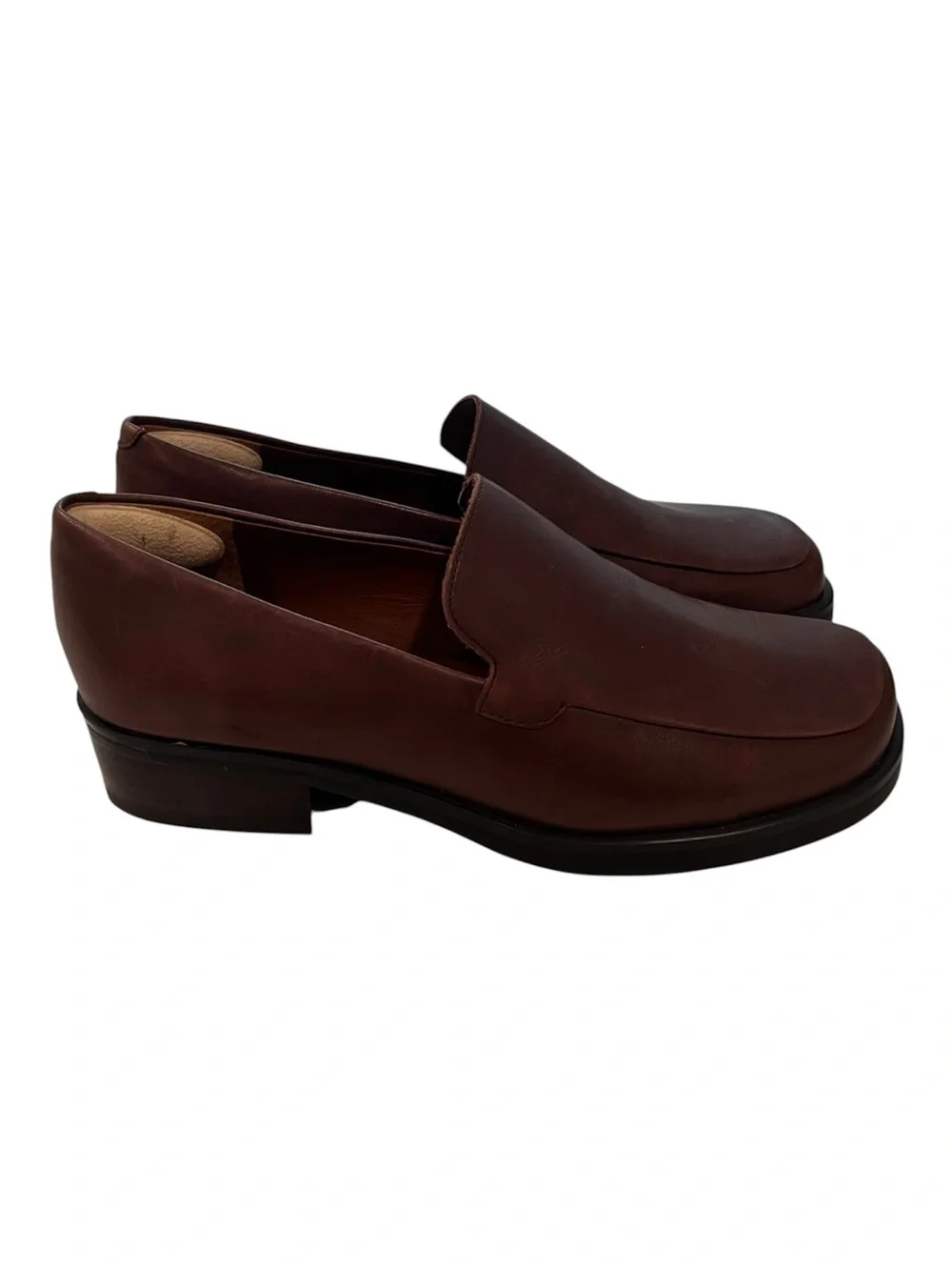 FRANCO SARTO Bocca Slip On Loafer In Oxford Brown Leather Size 7.5